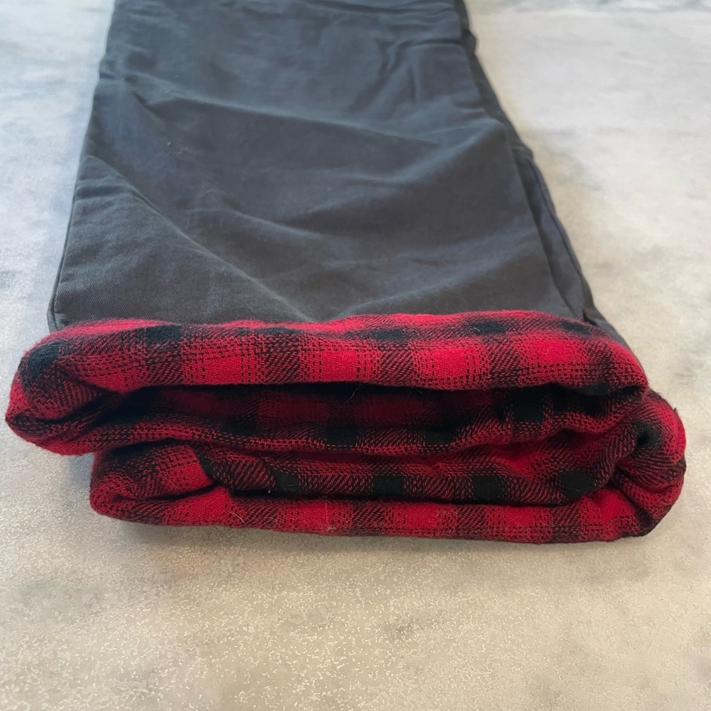Eddie Bauer lined flannel pants